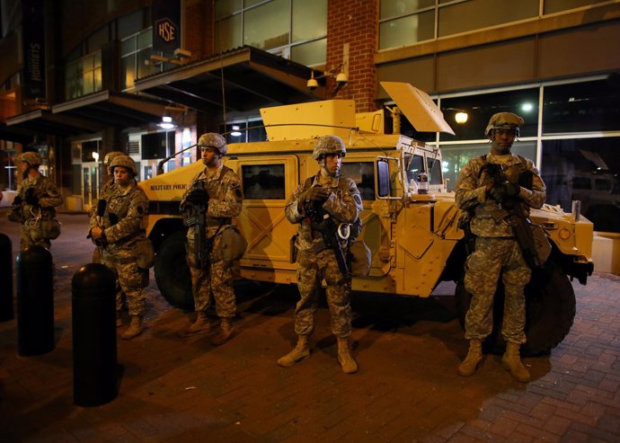 Toque de queda en Charlotte, en EEUU, tras las protestas