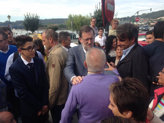Rajoy en Pontedeume, campaña del 25S