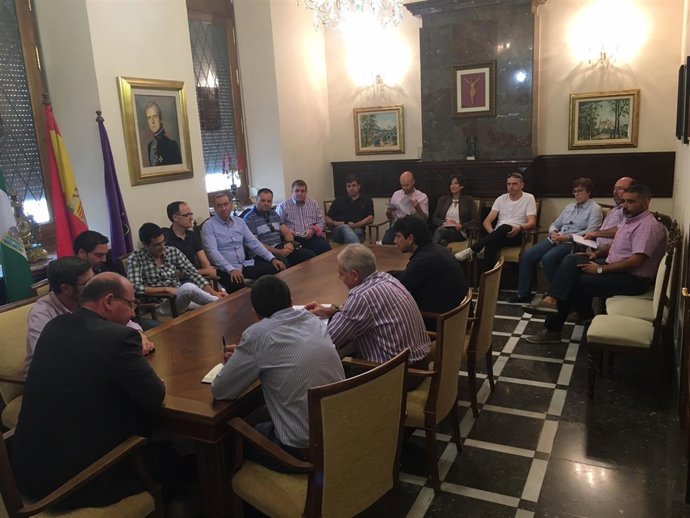 Reunión con los sindicatos