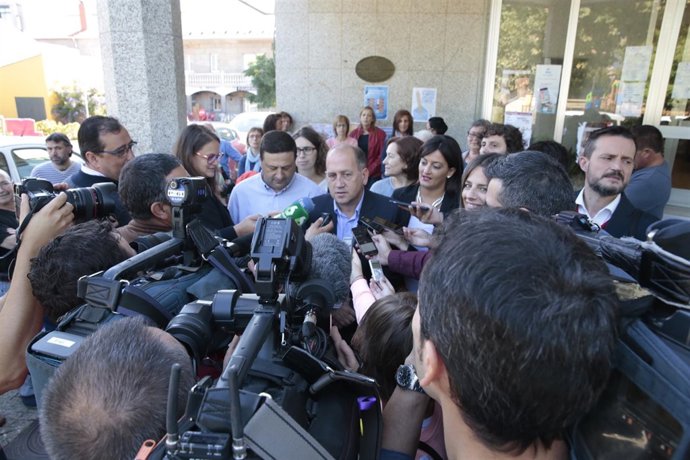 Xoaquín Fernández Leiceaga en Cuntis.