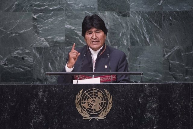 Evo Morales, durante la 71ª Asamblea General de Naciones Unidas