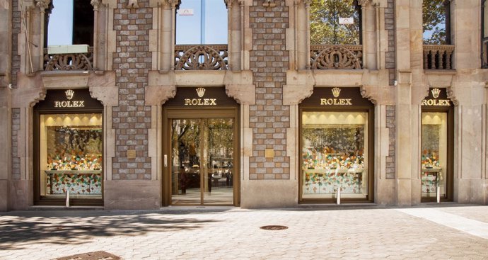 Tienda de Rolex en Passeig de Gràcia de Barcelona