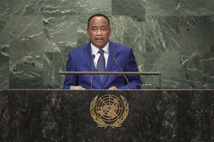 El presidente de Níger, Mahamadou Issoufou, en la ONU