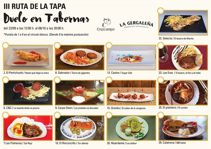 Ruta de la Tapa de Duelo en Tabernas