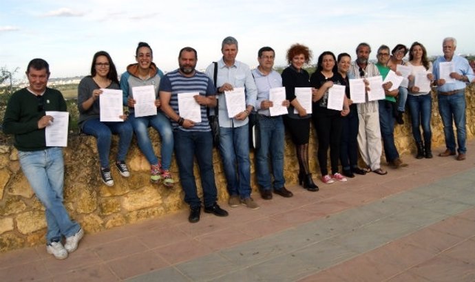 Concejales de IU en Aljaraque (Huelva)