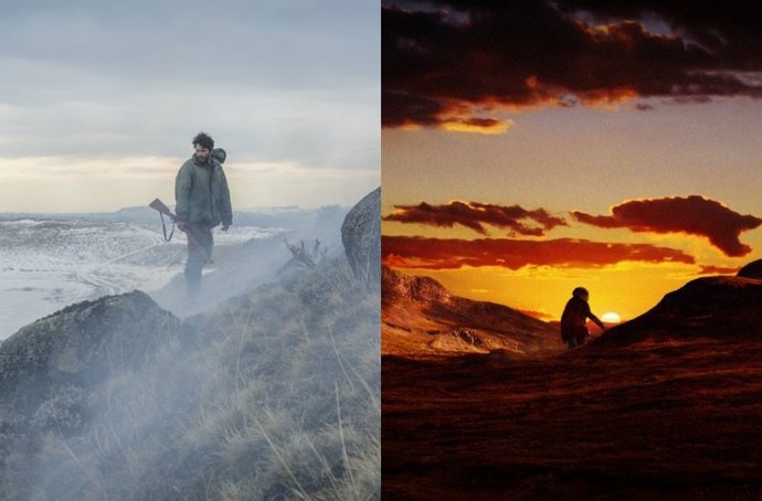 Fotogramas de las películas 'El invierno' y 'Jätten'