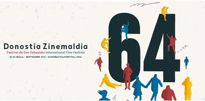 Cartel horizontal de la 64ª edición del Festival de San Sebastián