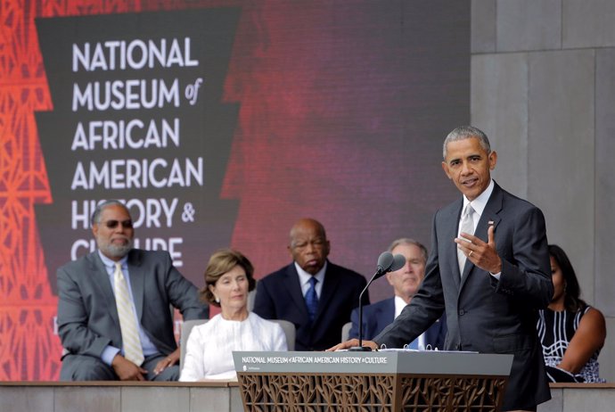 Obama en la inauguración del Museo de la Historia y la Cultura Afroamericana 