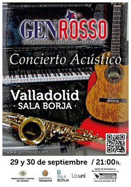 Cartel anunciador del concierto. 