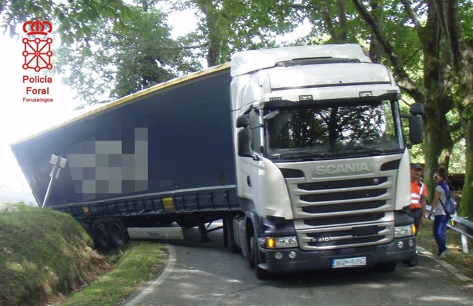 Uno de los accidentes atendidos.