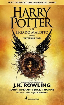 Portada de la nueva entrega 'Harry potter y el legado maldito'