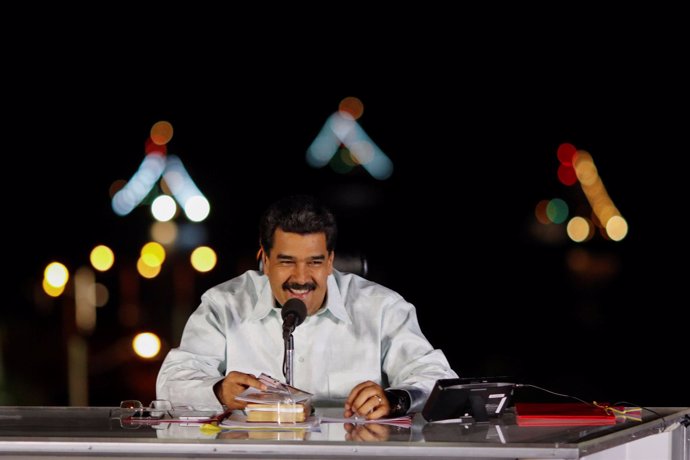 Nicolás Maduro en la isla Margarita