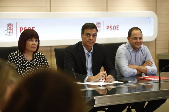 Pedro Sánchez preside la Comisión Permanente de la Ejecutiva Federal del PSOE