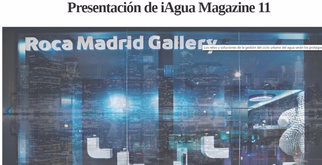 Presentación de la revista iAgua Magazine