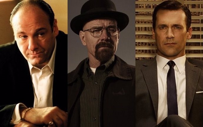 Tony Soprano, Walter White y Don Draper 