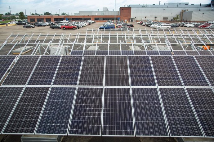 Paneles solares de General Motors
