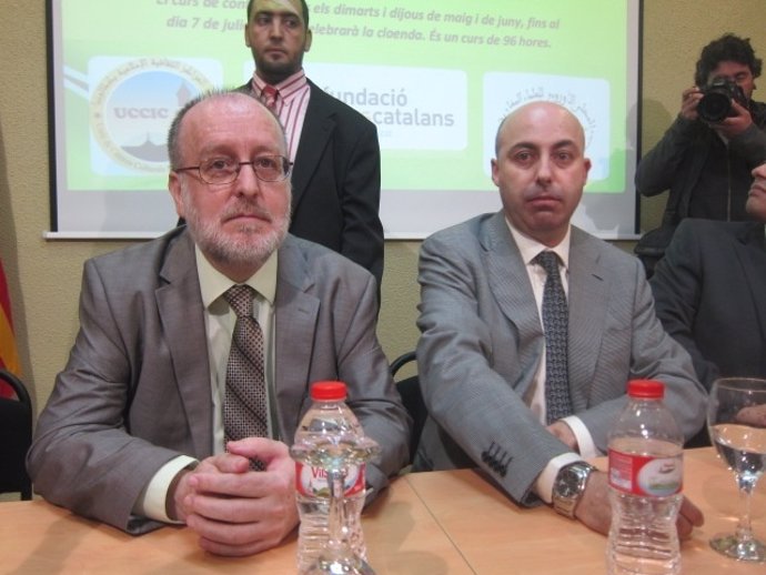 Angel Colom (Fund.Nous Catalans) Noureddine Zinai (UCCIC)