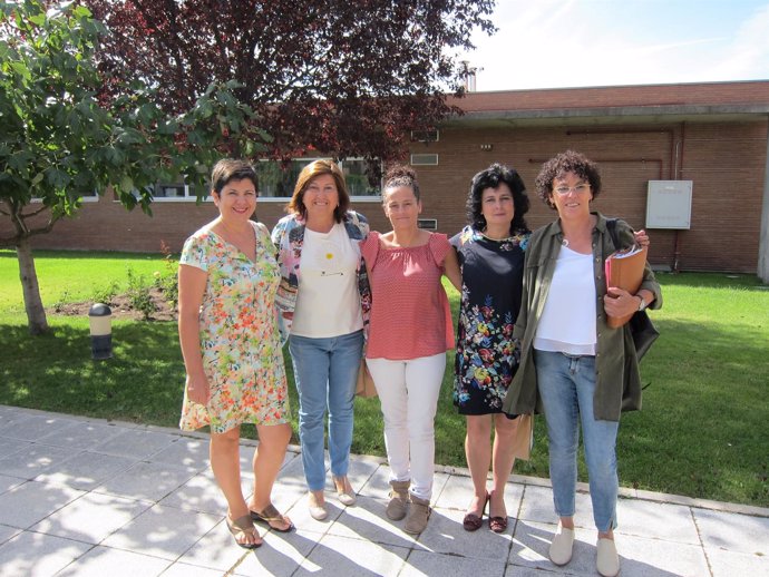 Visita al centro de autismo de Valladolid por las concejales del Ayuntamiento