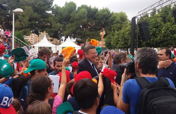 Ximo Puig en la celebración del Día de las Lenguas