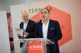 Elías Bendodo en la presentación del nuevo programa de La Térmica