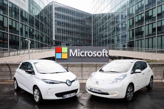 Acuerdo entre Renault-Nissan y Microsoft