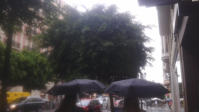 Lluvia en Valencia