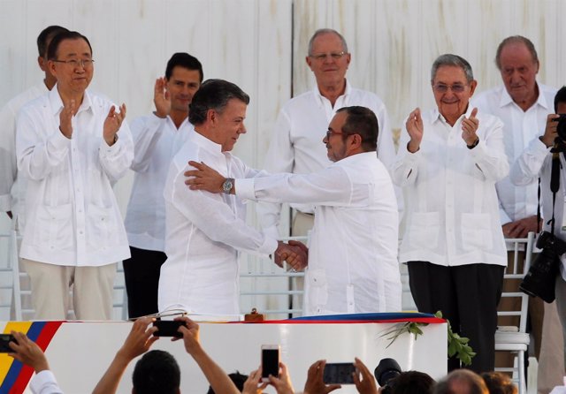 Firma de paz de Colombia
