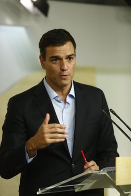 Rueda de prensa de Sánchez tras la Comisión Permanente de la Ejecutiva Federal