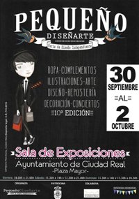 La Sala de Exposiciones del Ayuntamiento de Ciudad Real acogerá este fin de semana la X edición de 'Pequeño Diseñarte'