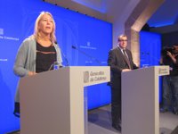 El Govern promete "culminar" el proceso y evita avanzar el discurso de Carles Puigdemont