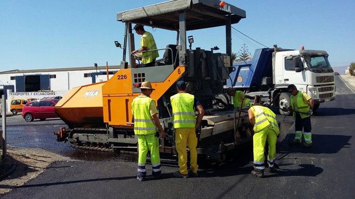 Las obras en la carretera AL-3117 llegan a su fin.