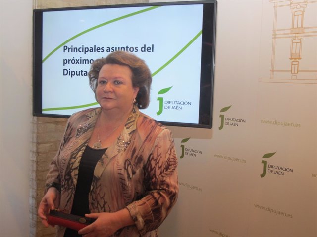 La vicepresidenta primera de la Diputación de Jaén, Pilar Parra.