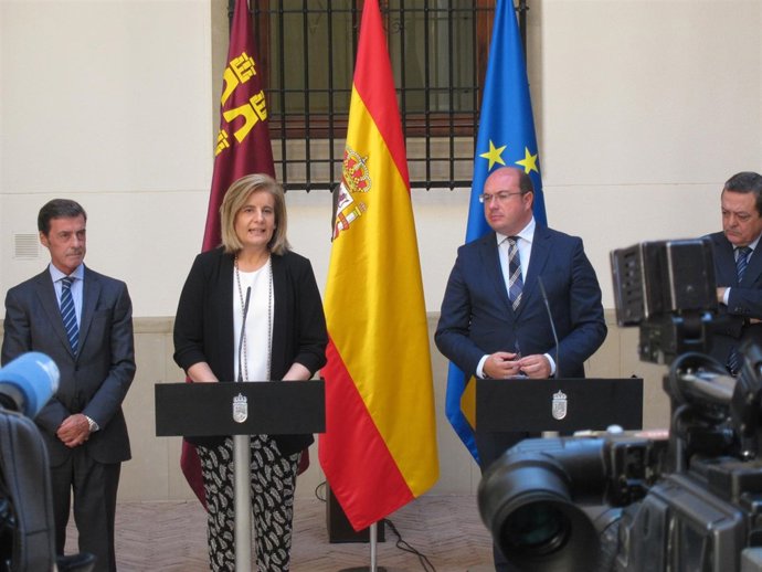 Báñez y Sánchez, durante la rueda de prensa