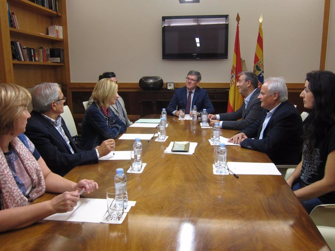 Guillén, reunido con los alcaldes de la Mancomunidad Central de Zaragoza