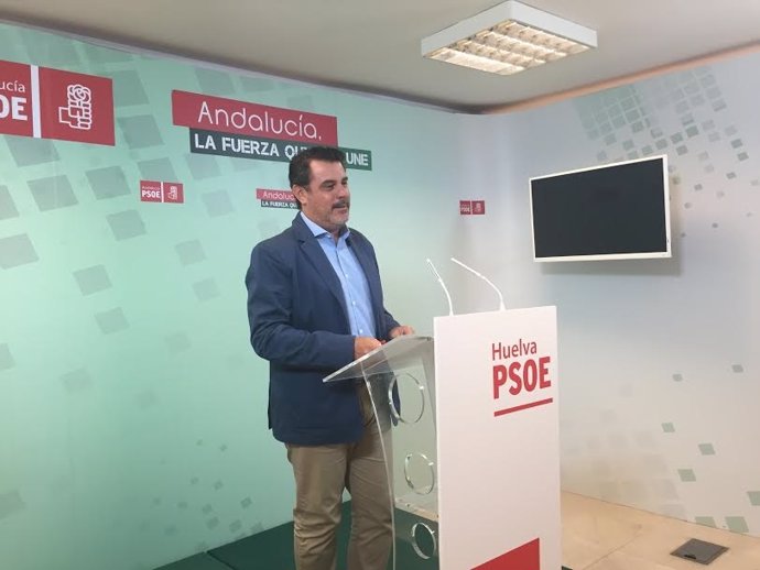 El secretario de Organización del PSOE de Huelva, Jesús Ferrera.