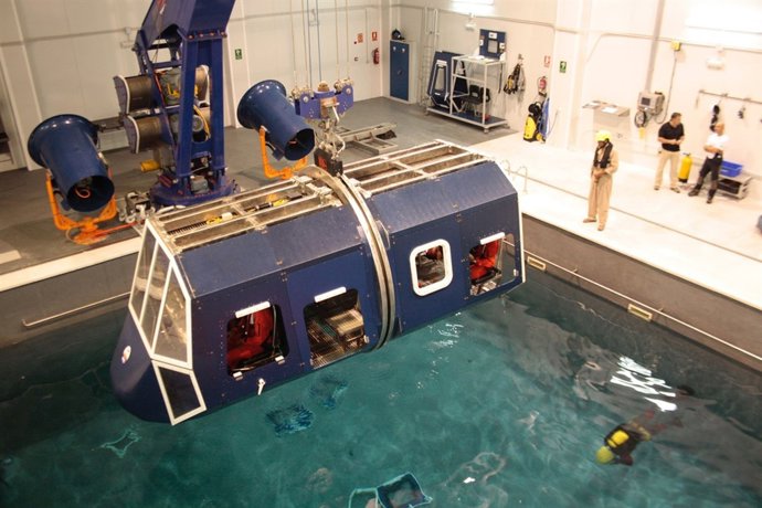 Centro de Entrenamiento de Supervivencia Aeronaval que gestiona Inerco Forespro