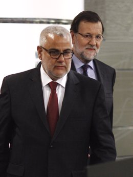 Rajoy y Abdelilah Benkirán.