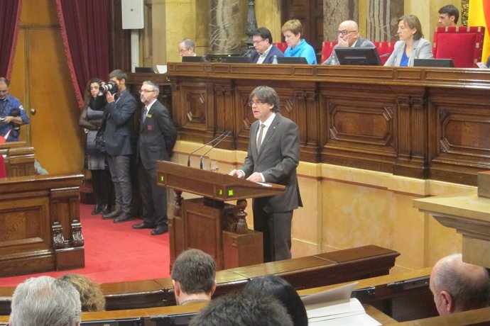 Carles Puigdemont, presidente de la Generalitat