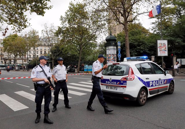 La Policía francesa asegura la zona del incidente