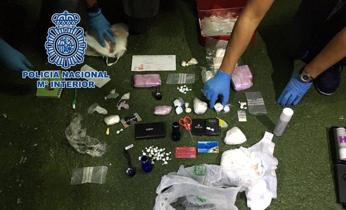 Material incautado en la operación contra la cocaína en Córdoba