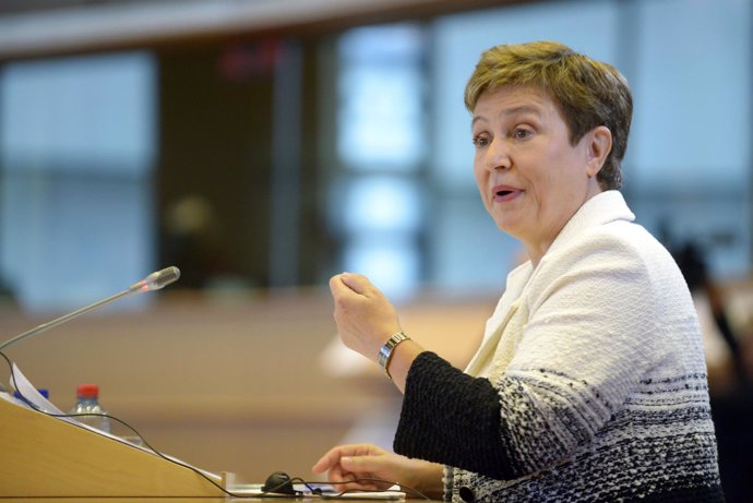 La vicepresidenta de la Comisión Europea, Kristalina Georgieva