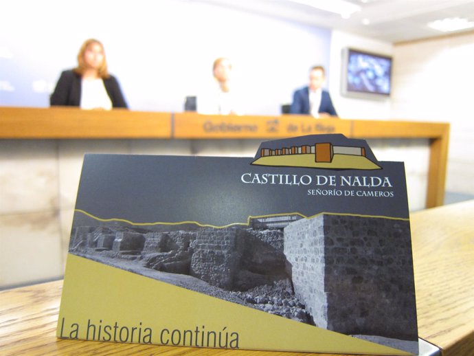 Presentación actuaciones Castillo de Nalda y nuevo folleto turístico