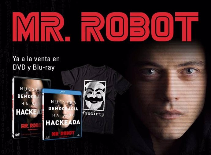 Pack DVD y Blu-ray de la 1ª temporada de Mr. Robot 