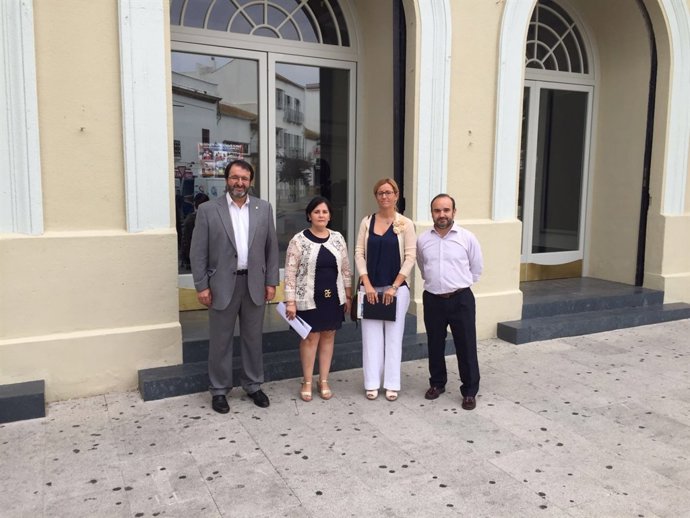 Visita a las obras del Plan Supera en Carmona