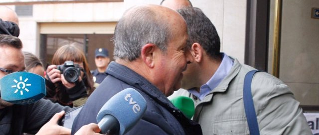 José Torres Hurtado a su llegada a los juzgados