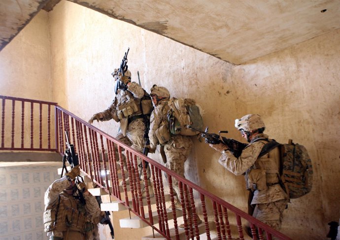 Soldados de EEUU en Irak. 