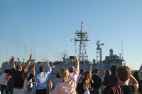 La fragata 'Reina Sofía' llega a Rota tras colaborar en el rescate de 4.898 personas en el Mar de Libia en cuatro meses