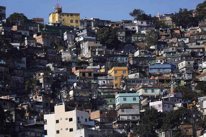 La favela brasileña de Rocinha, en Río de Janeiro.