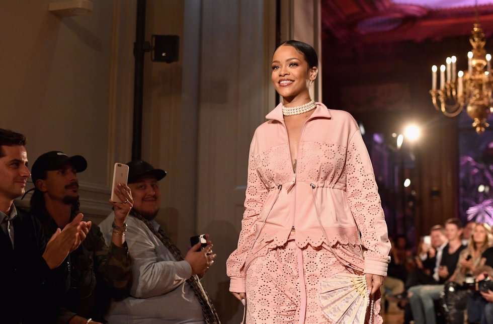 A model walks the runway during FENTY x PUMA by Rihanna at Hotel Salomon de Roth