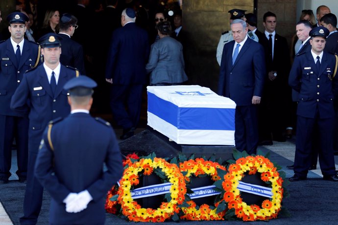 Capilla ardiente de Shimon Peres